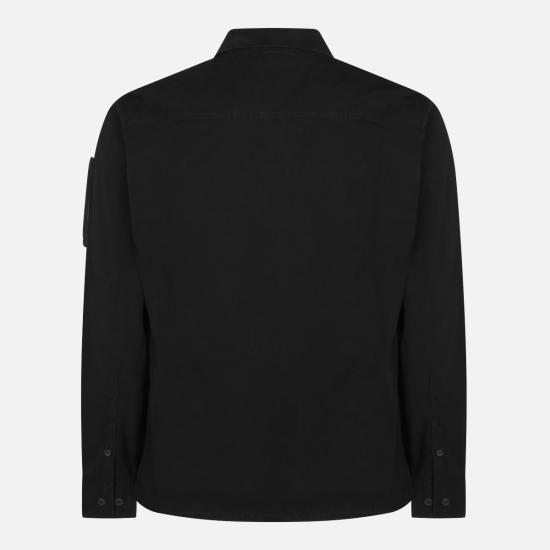 26FW 씨피 컴퍼니 오가닉 개버딘 지퍼 셔츠 RCCMOS705A 110143G999 Black - C.P. COMPANY