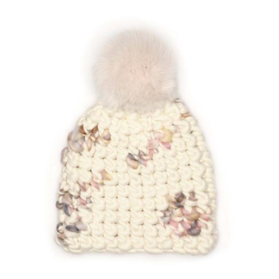  미샤램퍼트 비니 Mischa Lampert Paster Twombly Beanie Pomster + 누드 Xl Pom - MISCHA LAMPERT