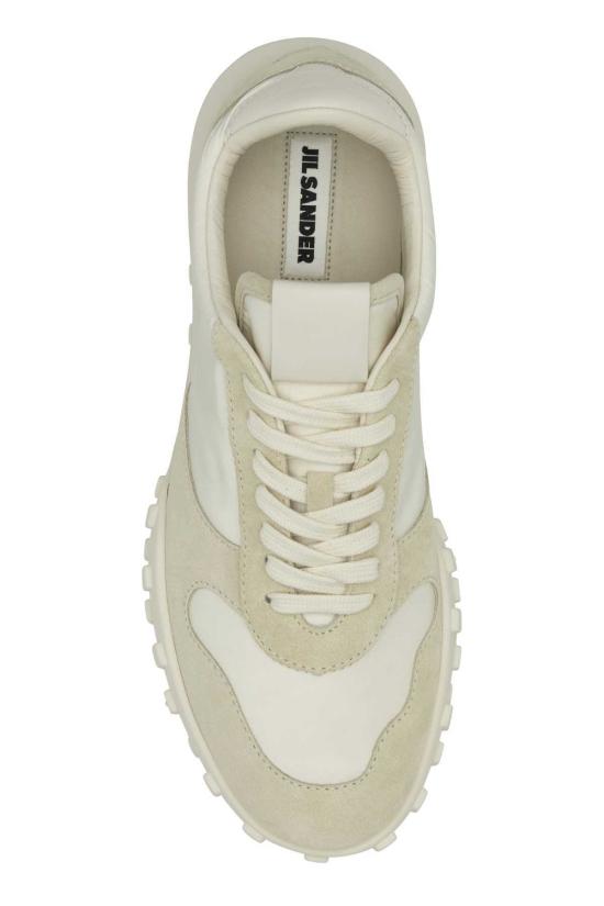  질샌더 스니커즈 질 샌더 투톤 패브릭 및 스웨이드  베이퍼 - JIL SANDER