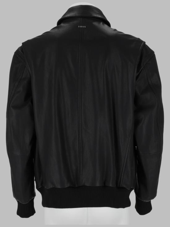 26FW 보스 가죽 자켓 50568175 10281606001 BLACK - BOSS