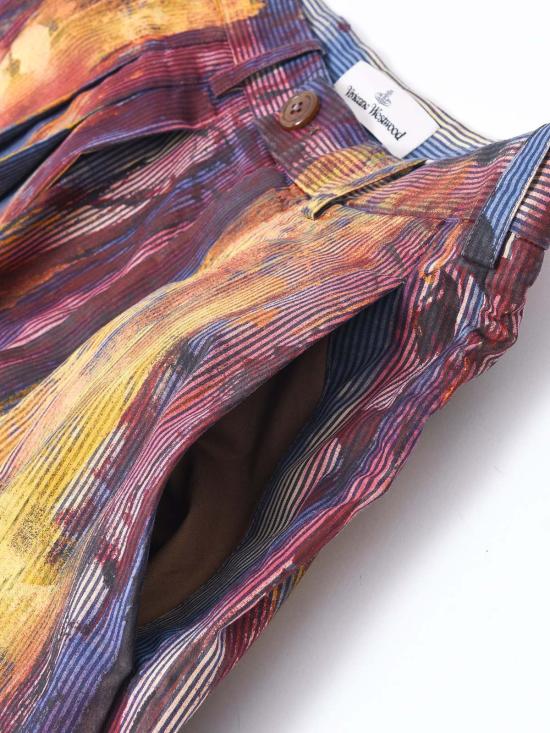  비비안웨스트우드 로고 자수 코튼 미디 스커트 3F01000C W00RM MULTI - VIVIENNE WESTWOOD