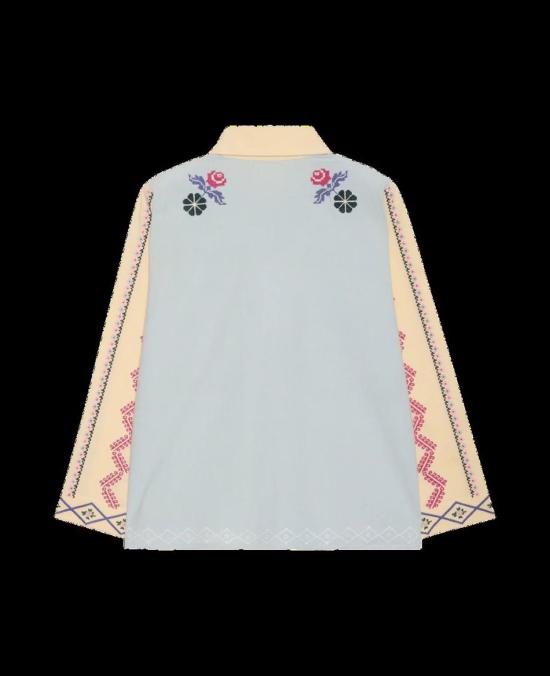 Sissel-Edelbo 자켓 Sissel Edelbo Louise 셔츠 베이비 블루 - OTHER BRANDS