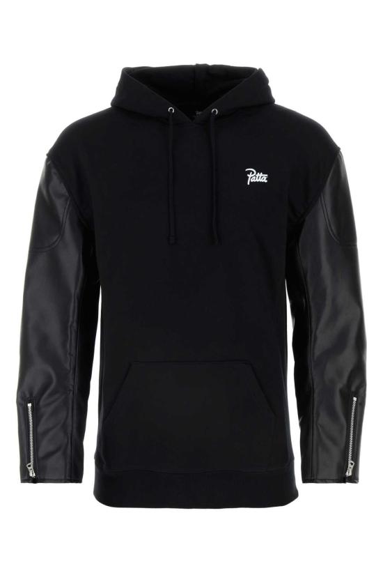  와타나베 준야 후드 티셔츠 Junya Watanabe X Patta 스웨트셔츠 Blkxblk