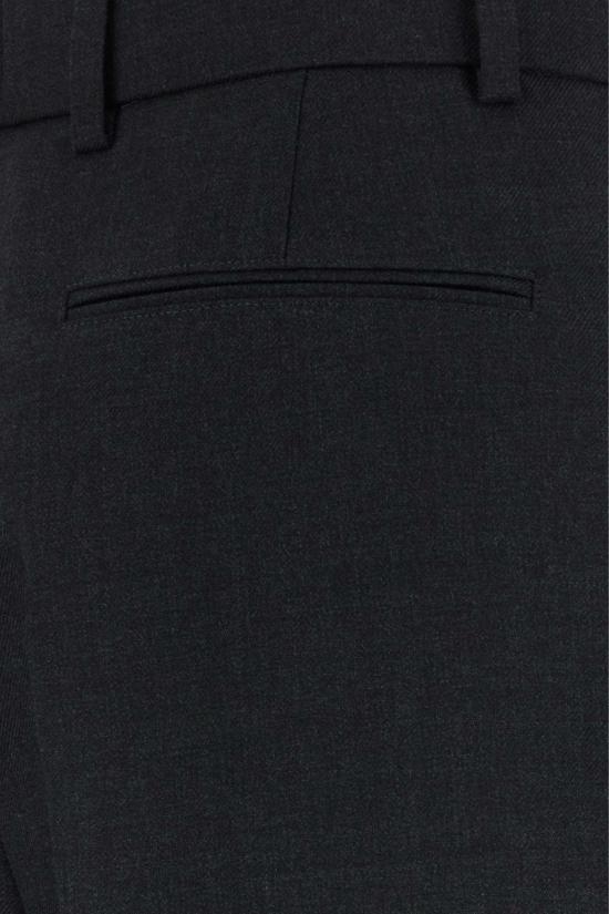  구찌 스트레이트 팬츠 슬레이트 울 와이드 레그 팬츠 다크 그레이 - GUCCI