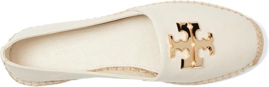  토리버치 스니커즈 엘리노어 레더 에스파드릴 라이트 크림 - TORY BURCH