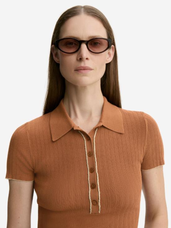  바이말렌비거 폴로 티셔츠 By Malene Birger 베니타 폴로 셔츠 - BY MALENE BIRGER