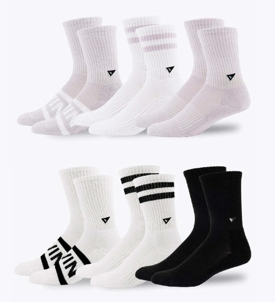  Arvin Goods 양말 아빈 굿즈 반팔 크루삭스 3팩