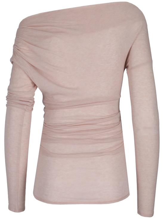 26SS 엘리자베타프랜치 긴팔 티셔츠 MD94B61E2 045 CREMA - ELISABETTA FRANCHI