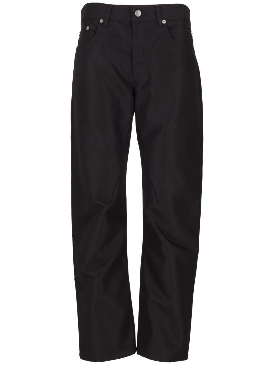26SS 릭 오웬스 스트레이트 팬츠 RP01F6324CDU 09 BLACK