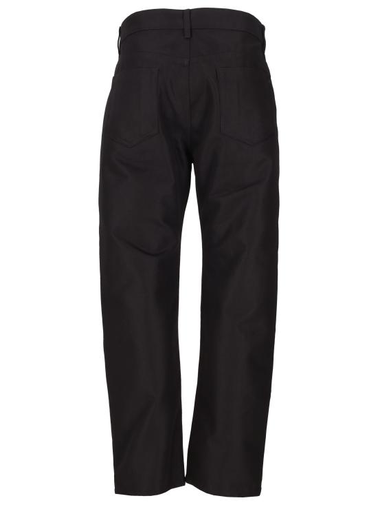 26SS 릭 오웬스 스트레이트 팬츠 RP01F6324CDU 09 BLACK - RICK OWENS