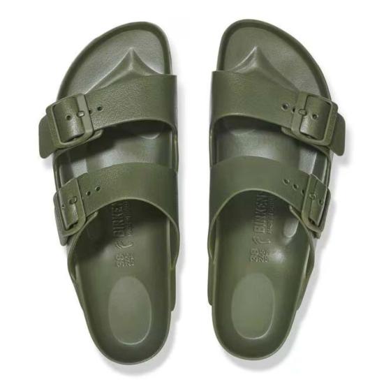  버켄스탁 샌들 애리조나 에바  카키 - BIRKENSTOCK