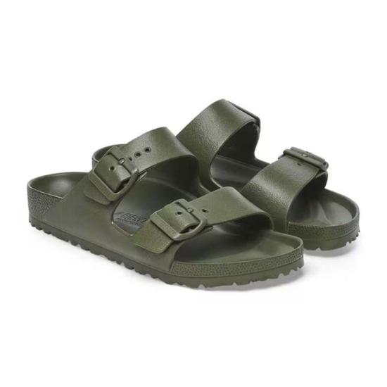  버켄스탁 샌들 애리조나 에바  카키 - BIRKENSTOCK