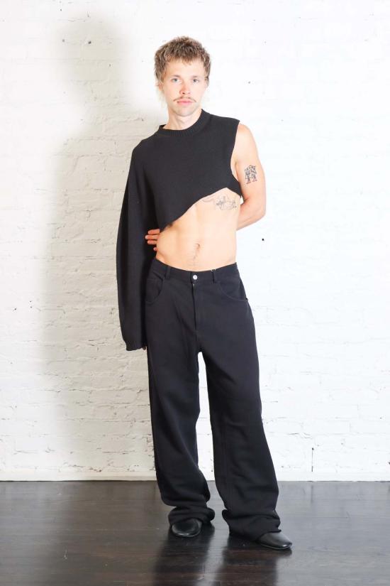  마르지엘라 스트레이트 팬츠 메종  와이드 스웨트 팬츠 - MAISON MARGIELA