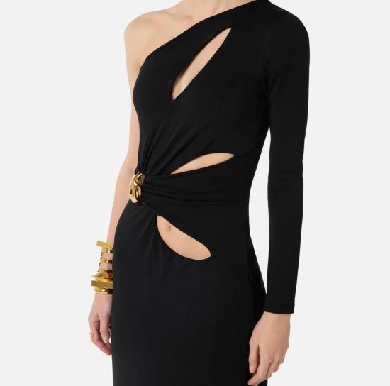 26SS 엘리자베타프랜치 롱 원피스 ABR2561E3 110 NERO - ELISABETTA FRANCHI
