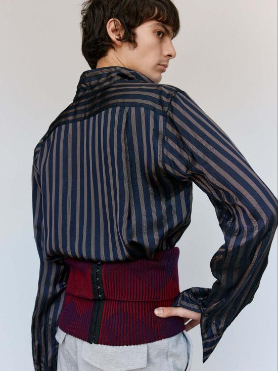  드리스 반 노튼 긴팔 셔츠 Dries Van Noten 칼티 쿠프로 셔츠 - DRIES VAN NOTEN