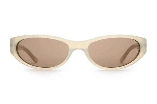  크랩 아이웨어 안경 싸구려  바이오 미니 펑크 선글라스 샴페인 글리터 - CRAP EYEWEAR