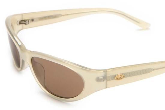  크랩 아이웨어 안경 싸구려  바이오 미니 펑크 선글라스 샴페인 글리터 - CRAP EYEWEAR