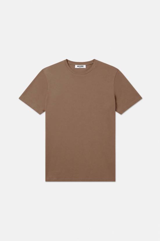  블루&크림 반팔 티셔츠 WV20F010T LUXJSY BROWN