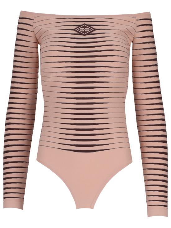 26SS 엘리자베타프랜치 바디수트 티셔츠 BK79S61E2 FA6 NUDE CACAO