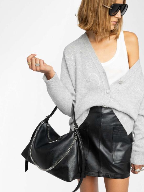  자딕앤볼테르 가디건 Zadig & Voltaire Mirkas 캐시미어 카디건 그레이 - ZADIG & VOLTAIRE