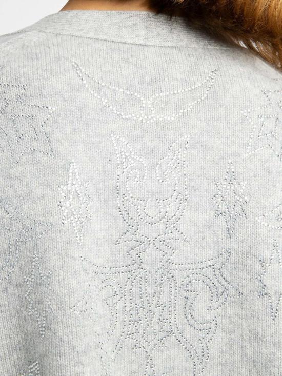  자딕앤볼테르 가디건 Zadig & Voltaire Mirkas 캐시미어 카디건 그레이 - ZADIG & VOLTAIRE