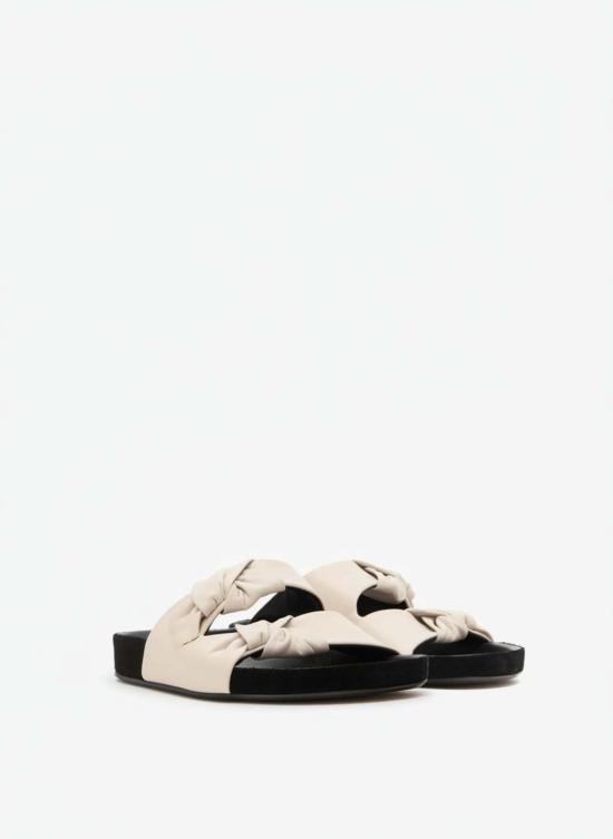 이자벨마랑 슈즈 이자벨 마랑 레뇨 보우 샌들 초크 - ISABEL MARANT
