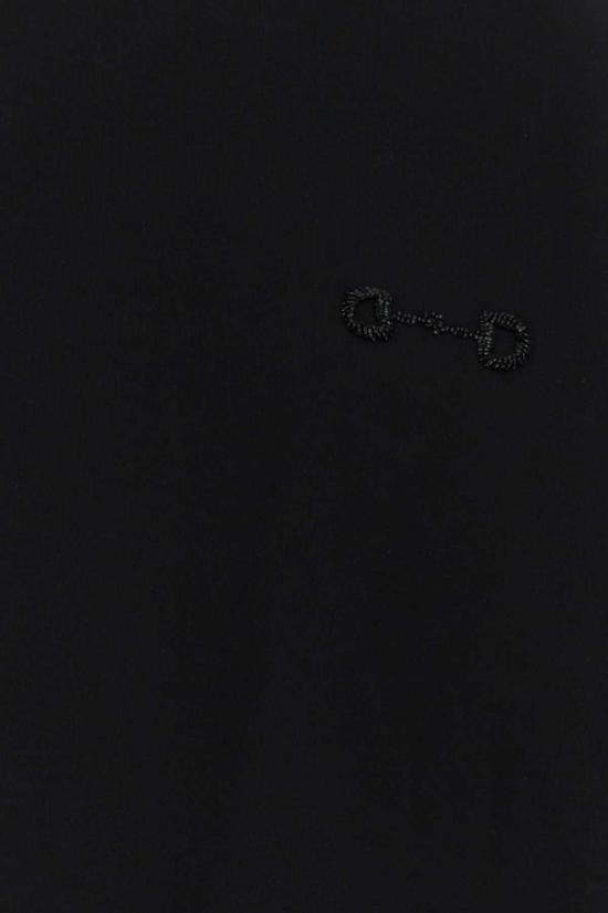  구찌 스웨터 블랙 코튼 스웨트셔츠 블랙믹스 - GUCCI