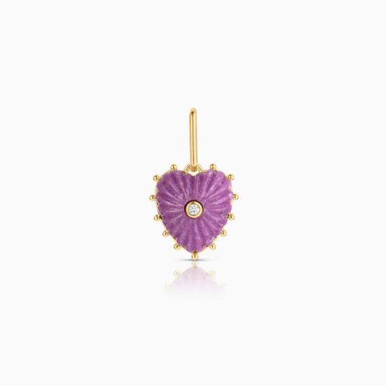  탯치 목걸이/팬던트 Thatch Isabel Purple Mica Charm