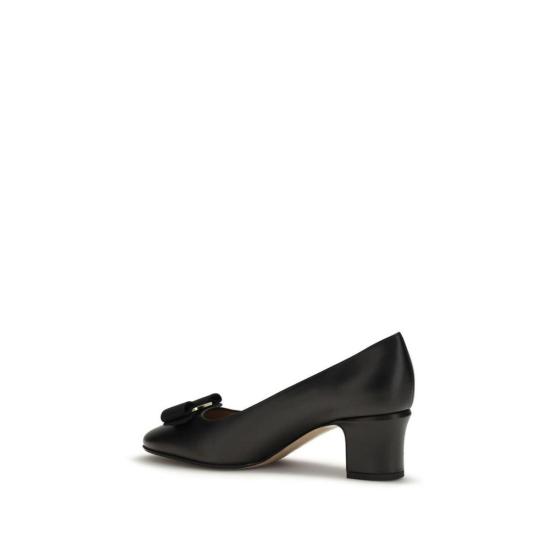  살바토레 페라가모 힐/펌프스 페라가모 베라 미드힐 펌프스 블랙 - SALVATORE FERRAGAMO
