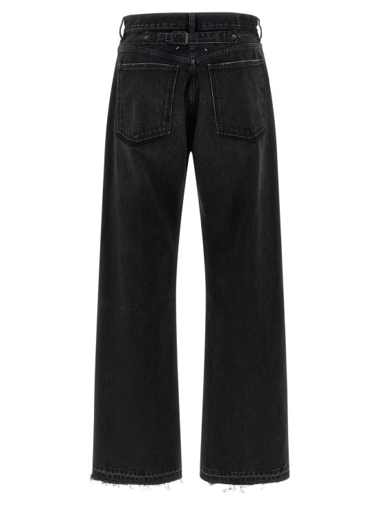  마르지엘라 데님 팬츠 메종  스트레이트 레그 진 블랙 - MAISON MARGIELA