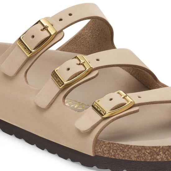  버켄스탁 샌들 플로리다 누벅 가죽 레귤러 - BIRKENSTOCK