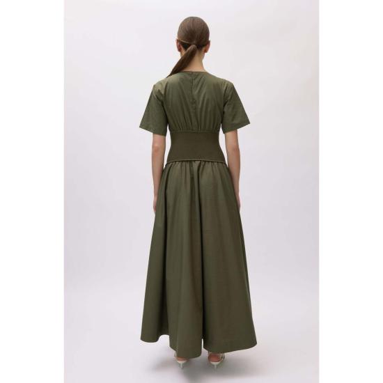  조나단 심카이 롱 원피스 Jonathan Simkhai Wrenna S/S 미디 드레스 펀 - JONATHAN SIMKHAI