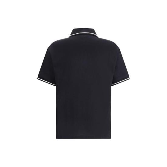 25FW 아미리 폴로 티셔츠 코튼 폴로 셔츠 블랙 - AMIRI
