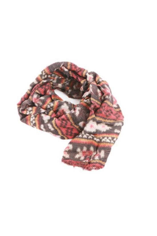  팔리에로 사르티 머플러/스카프 L14 2057 BLACK RED ORANGE