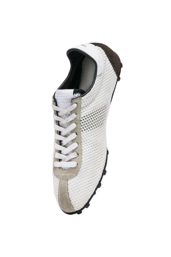  마르지엘라 스니커즈 메종  스프린터 로우탑  화이트/그레이 - MAISON MARGIELA