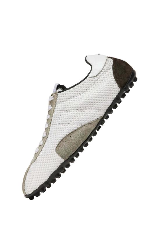  마르지엘라 스니커즈 메종  스프린터 로우탑  화이트/그레이 - MAISON MARGIELA