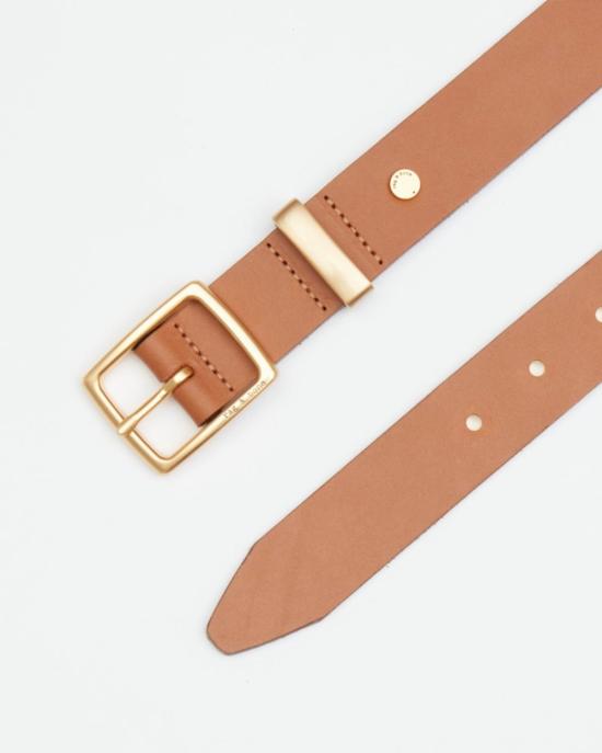  랙앤본 벨트 Rag & Bone X Boyfriend Belt Tan - RAG & BONE