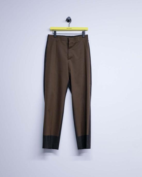  MM6 메종마르지엘라 스트레이트 팬츠 Mm6 메종 마르지엘라 울 접착 테일러드 팬츠 - MM6 MAISON MARGIELA