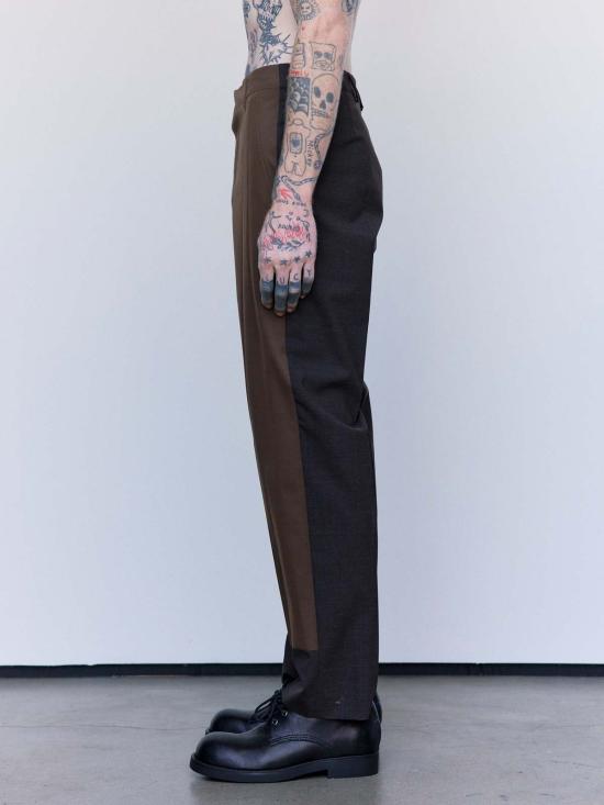  MM6 메종마르지엘라 스트레이트 팬츠 Mm6 메종 마르지엘라 울 접착 테일러드 팬츠 - MM6 MAISON MARGIELA