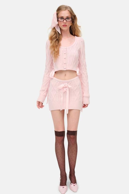  포러브앤레몬스 가디건 KC0017 SP25 PINK - FOR LOVE & LEMONS