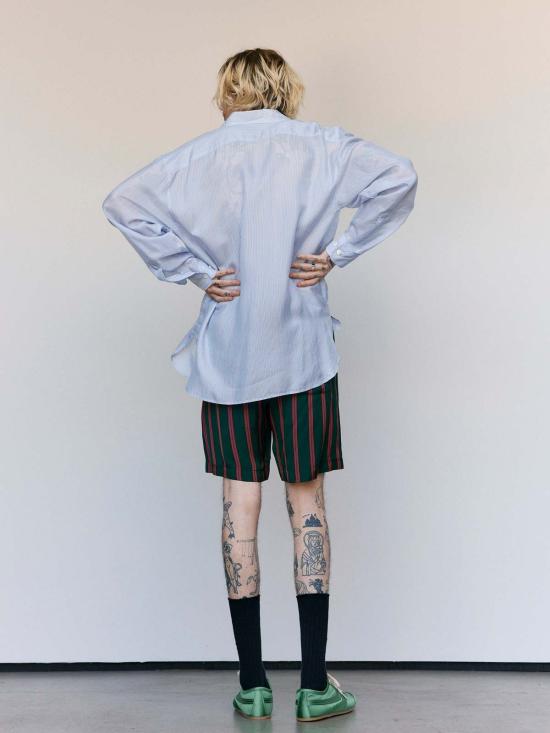  드리스 반 노튼 긴팔 셔츠 Dries Van Noten Croom Cupro 셔츠 - DRIES VAN NOTEN