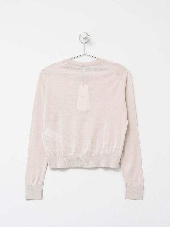  메종키츠네 베이비 폭스 패치 레귤러 가디건 MW00507KT1036 CREAM - MAISON KITSUNE
