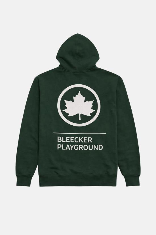  블루&크림 후드 티셔츠 BC BLEECKER 002 GREEN - BLUE&CREAM