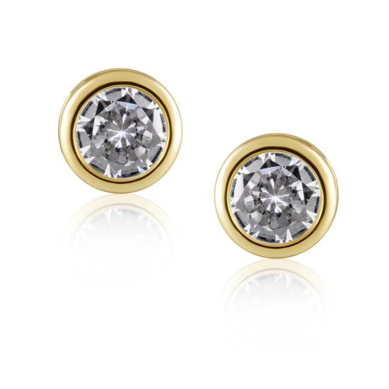  Sahira Jewelry Design 이어링 사히라 주얼리 디자인 알라이나 베젤 스터드 귀걸이 - OTHER BRANDS