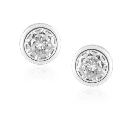  Sahira Jewelry Design 이어링 사히라 주얼리 디자인 알라이나 베젤 스터드 귀걸이 - OTHER BRANDS
