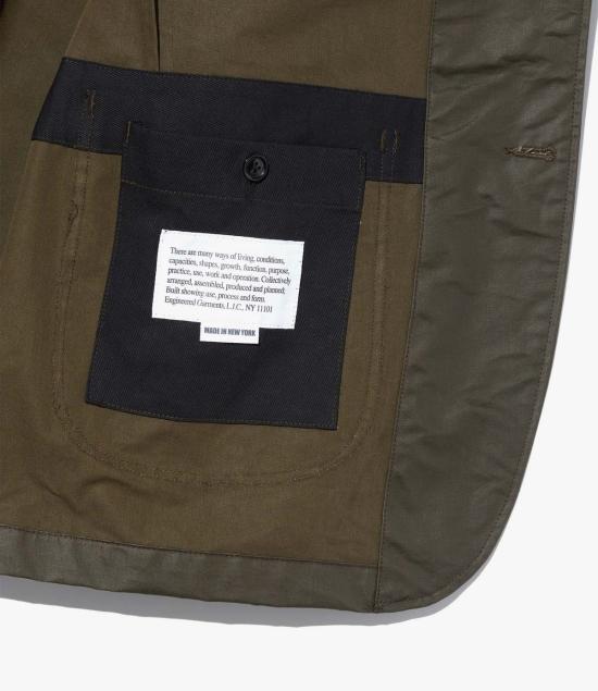  엔지니어드가먼츠 수트 자켓 엔지니어드 가먼츠 베드포드 재킷 나이코 코팅 천 재킷 - ENGINEERED GARMENTS