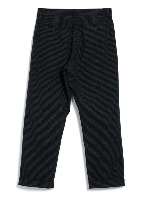  한센 가먼츠 스트레이트 팬츠 수네 트라우저 블랙 핀 - HANSEN GARMENTS