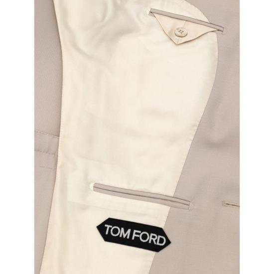  톰포드 수트 자켓 톰 포드 싱글 브레스트 울 블레이저 베이지 - TOMFORD