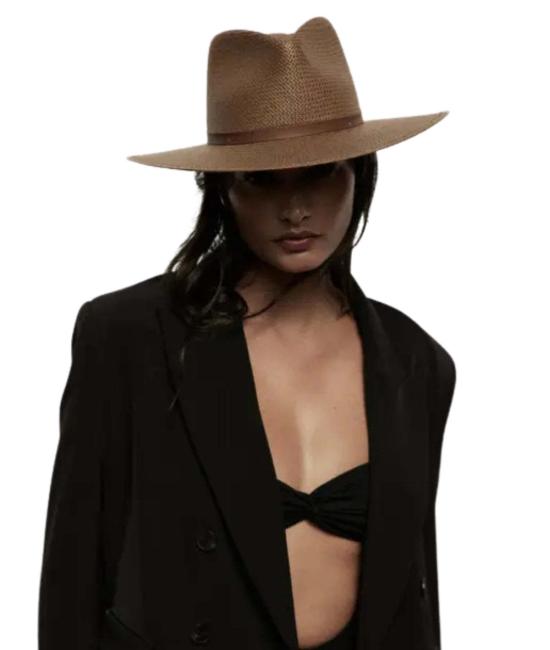  자네사레온 모자 Janessa Leone Sherman Hat 브라운