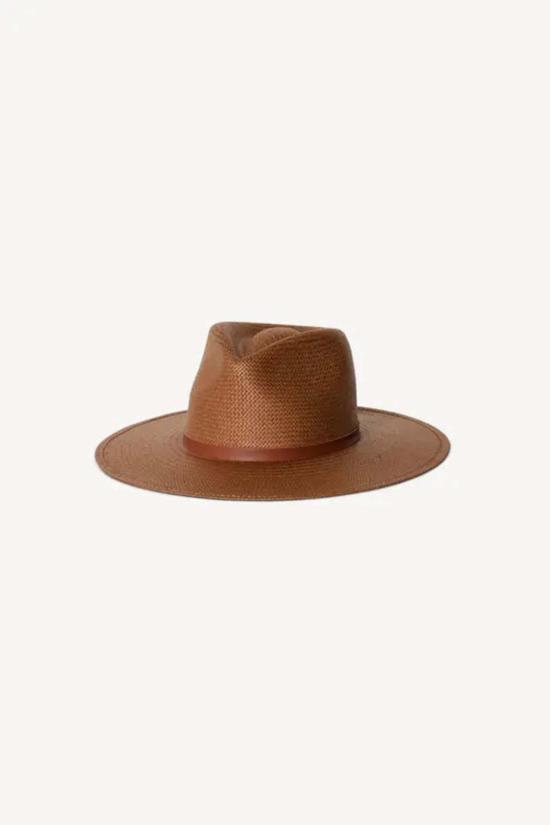  자네사레온 버킷햇 Janessa Leone Sherman Hat 브라운 - JANESSA LEONE